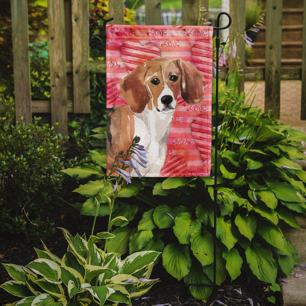 Beagle Love Garden Flag Mailbox Decorative Yard Banner Outside Patio Artwork for Flower Beds, Garden Size, Multicolor