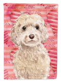 Champagne Cockapoo Love Garden Flag Mailbox Decorative Yard Banner Outside Patio Artwork for Flower Beds, Garden Size, Multicolor