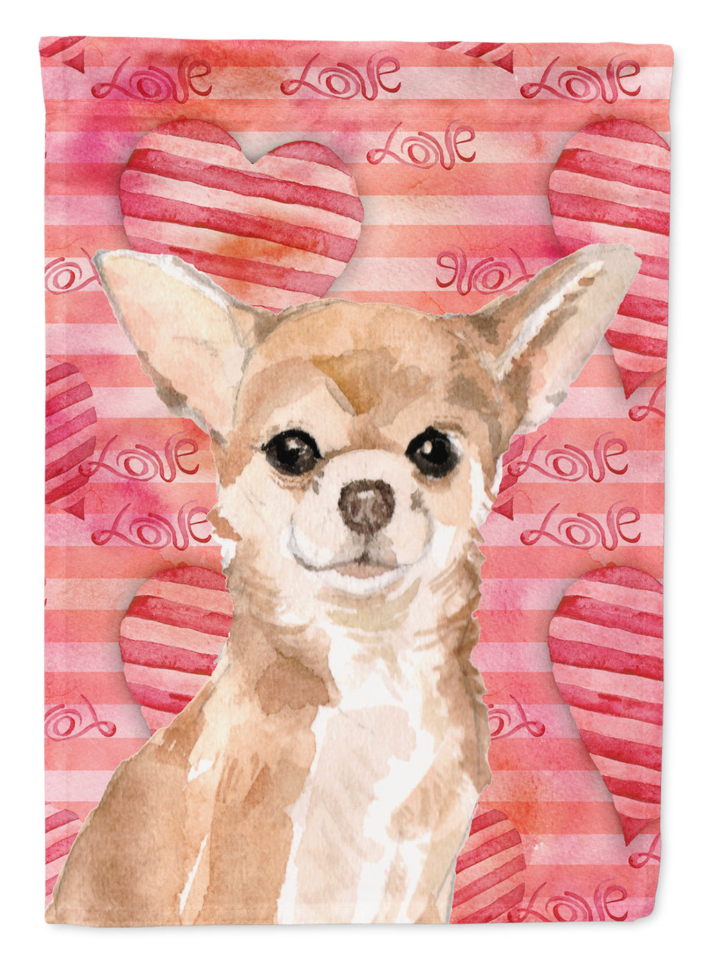 Chihuahua Love Garden Flag Mailbox Decorative Yard Banner Outside Patio Artwork for Flower Beds, Garden Size, Multicolor