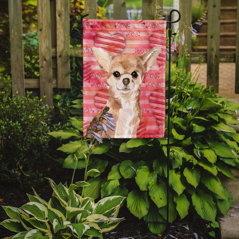 Chihuahua Love Garden Flag Mailbox Decorative Yard Banner Outside Patio Artwork for Flower Beds, Garden Size, Multicolor