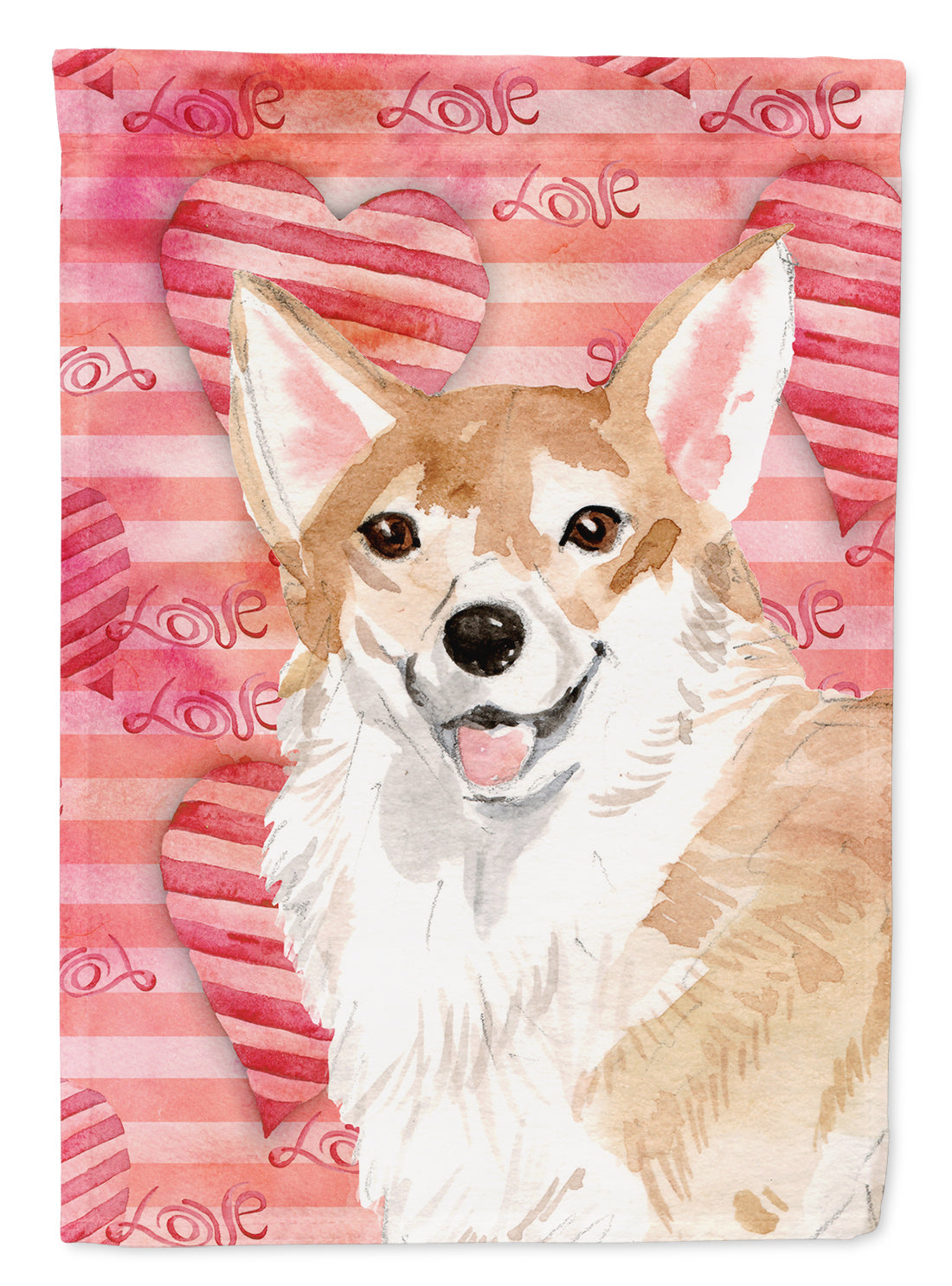 Corgi Love Garden Flag Mailbox Decorative Yard Banner Outside Patio Artwork for Flower Beds, Garden Size, Multicolor