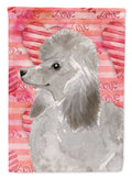Grey Standard Poodle Love Garden Flag Mailbox Decorative Yard Banner Outside Patio Artwork for Flower Beds, Garden Size, Multicolor