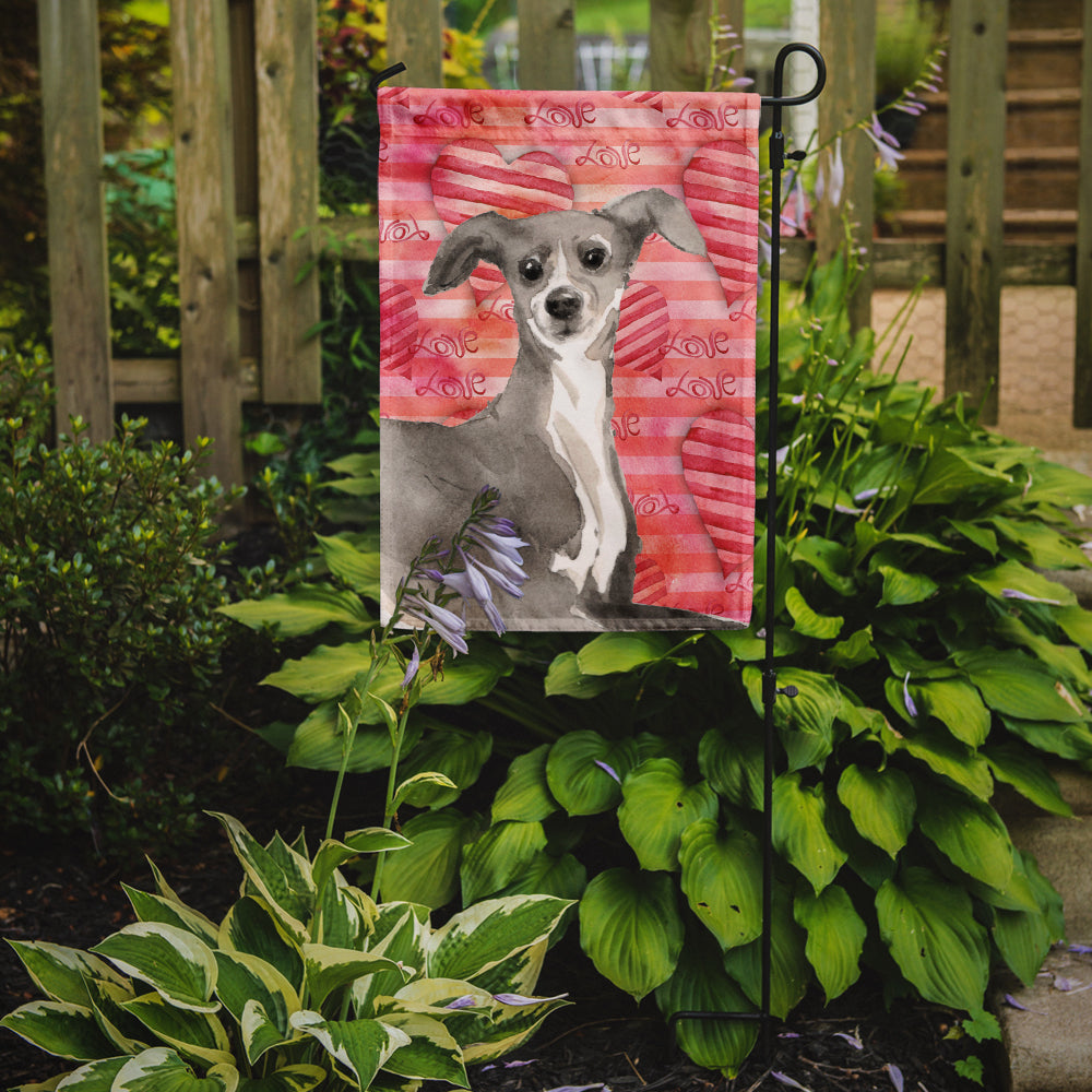 Italian Greyhound Love Garden Flag Mailbox Decorative Yard Banner Outside Patio Artwork for Flower Beds, Garden Size, Multicolor