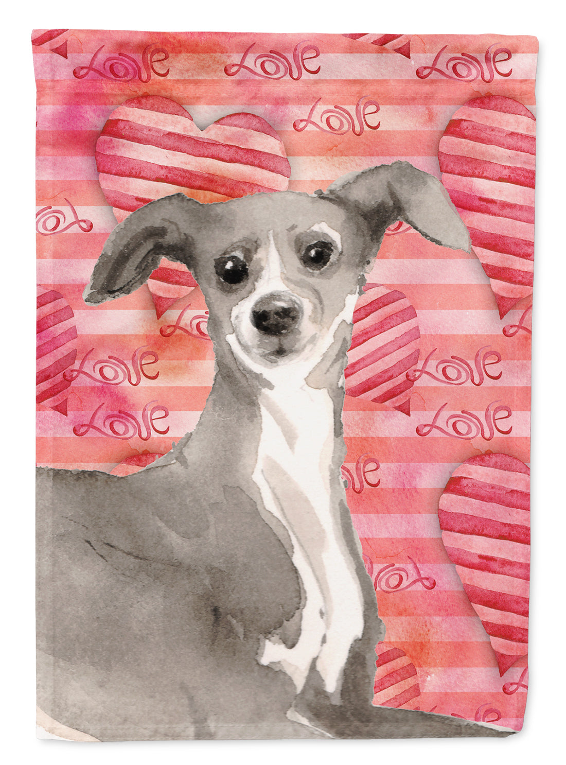 Italian Greyhound Love Garden Flag Mailbox Decorative Yard Banner Outside Patio Artwork for Flower Beds, Garden Size, Multicolor