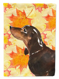 Black and Tan Dachshund Fall Garden Flag Mailbox Decorative Yard Banner Outside Patio Artwork for Flower Beds, Garden Size, Multicolor