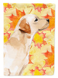 Yellow Labrador #2 Fall Garden Flag Mailbox Decorative Yard Banner Outside Patio Artwork for Flower Beds, Garden Size, Multicolor