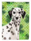 Dalmatian St. Patrick's Garden Flag Mailbox Decorative Yard Banner Outside Patio Artwork for Flower Beds, Garden Size, Multicolor