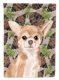 Chihuahua Pine Cones Garden Flag Mailbox Decorative Yard Banner Outside Patio Artwork for Flower Beds, Garden Size, Multicolor