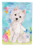 Westie Easter Garden Flag Mailbox Decorative Yard Banner Outside Patio Artwork for Flower Beds, Garden Size, Multicolor