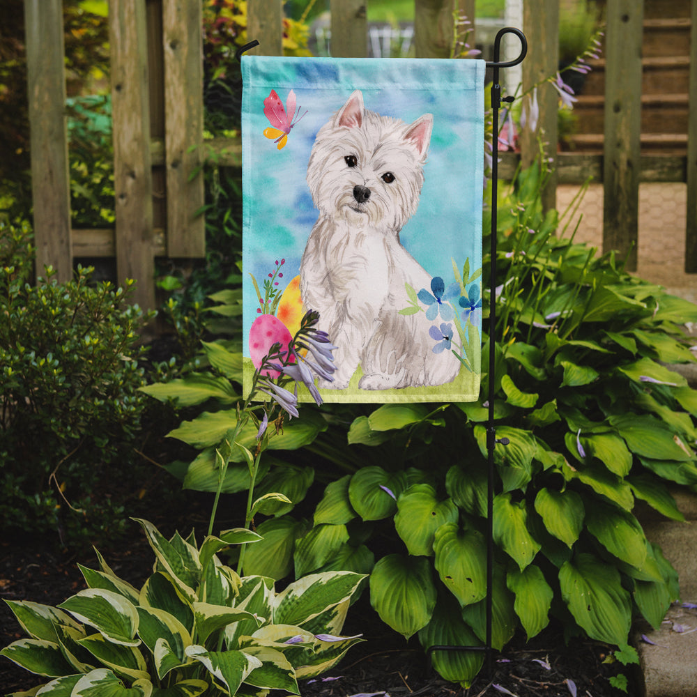 Westie Easter Garden Flag Mailbox Decorative Yard Banner Outside Patio Artwork for Flower Beds, Garden Size, Multicolor