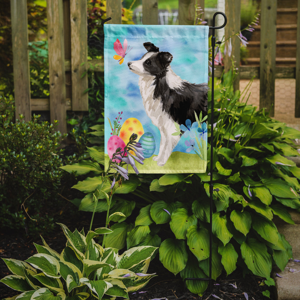 Border Collie Easter Garden Flag Mailbox Decorative Yard Banner Outside Patio Artwork for Flower Beds, Garden Size, Multicolor