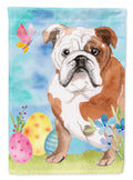 English Bulldog Easter Garden Flag Mailbox Decorative Yard Banner Outside Patio Artwork for Flower Beds, Garden Size, Multicolor
