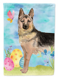 German Shepherd Easter Garden Flag Mailbox Decorative Yard Banner Outside Patio Artwork for Flower Beds, Garden Size, Multicolor