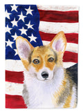 Pembroke Corgi Patriotic Garden Flag Mailbox Decorative Yard Banner Outside Patio Artwork for Flower Beds, Garden Size, Multicolor