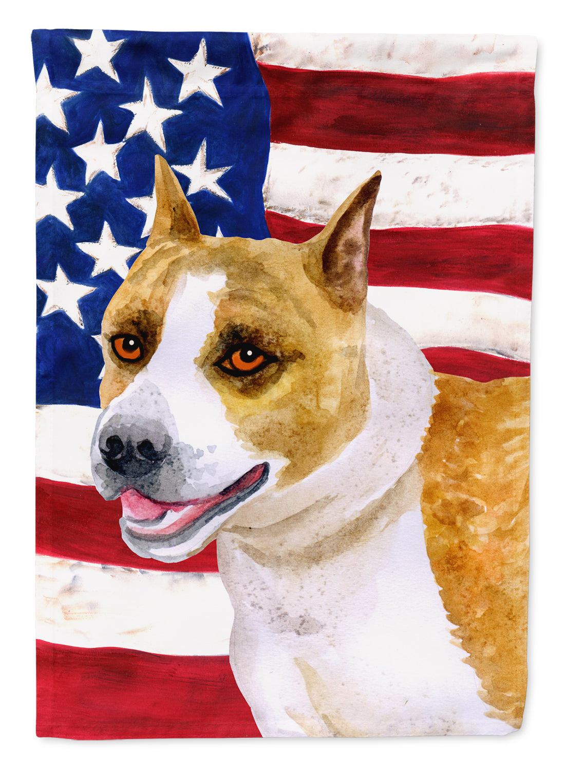 American Staffordshire Patriotic Garden Flag Mailbox Decorative Yard Banner Outside Patio Artwork for Flower Beds, Garden Size, Multicolor