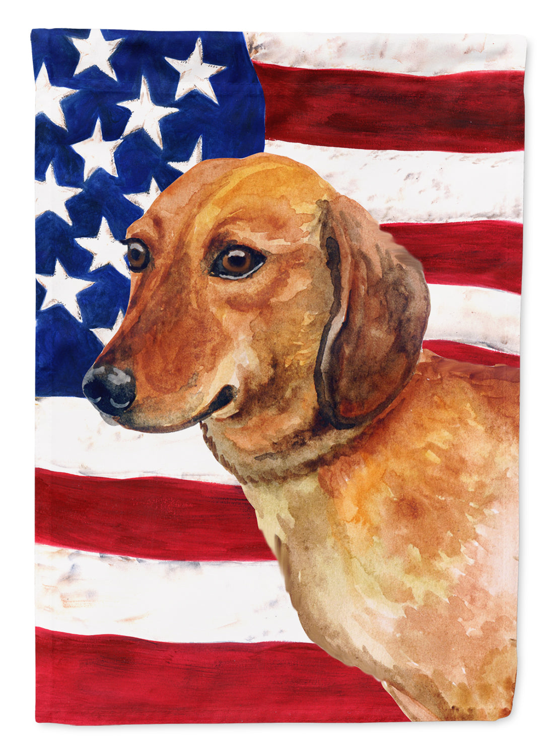Dachshund Patriotic Garden Flag Mailbox Decorative Yard Banner Outside Patio Artwork for Flower Beds, Garden Size, Multicolor