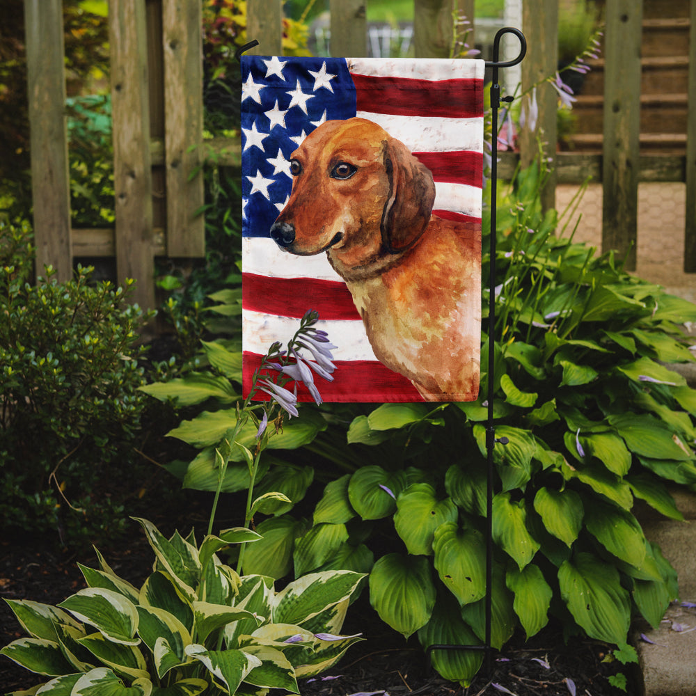 Dachshund Patriotic Garden Flag Mailbox Decorative Yard Banner Outside Patio Artwork for Flower Beds, Garden Size, Multicolor
