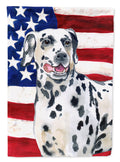 Dalmatian Patriotic Garden Flag Mailbox Decorative Yard Banner Outside Patio Artwork for Flower Beds, Garden Size, Multicolor