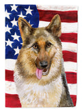 German Shepherd Patriotic Garden Flag Mailbox Decorative Yard Banner Outside Patio Artwork for Flower Beds, Garden Size, Multicolor