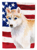 Siberian Husky Patriotic Garden Flag Mailbox Decorative Yard Banner Outside Patio Artwork for Flower Beds, Garden Size, Multicolor