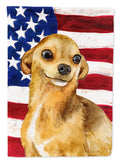 Chihuahua Patriotic Garden Flag Mailbox Decorative Yard Banner Outside Patio Artwork for Flower Beds, Garden Size, Multicolor