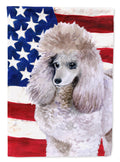 Poodle Patriotic Garden Flag Mailbox Decorative Yard Banner Outside Patio Artwork for Flower Beds, Garden Size, Multicolor