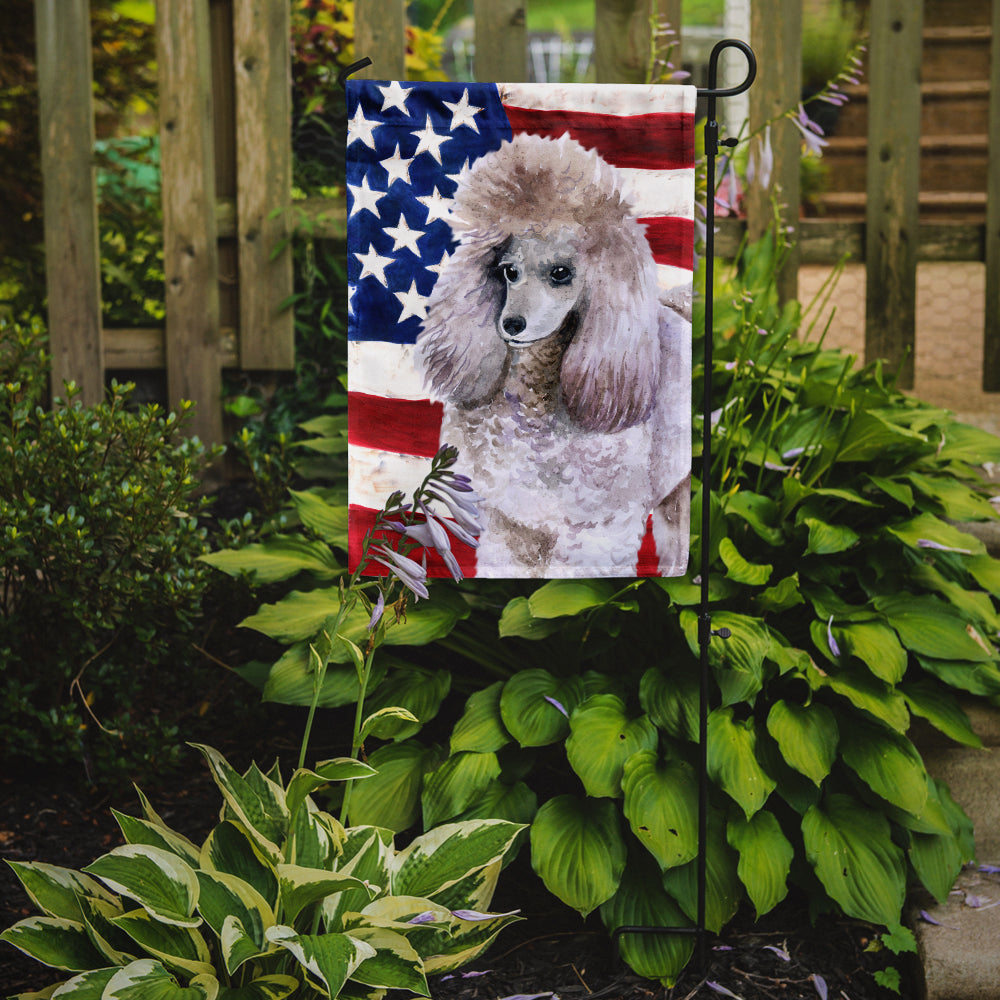 Poodle Patriotic Garden Flag Mailbox Decorative Yard Banner Outside Patio Artwork for Flower Beds, Garden Size, Multicolor
