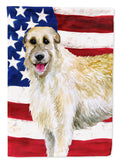 Irish Wolfhound Patriotic Garden Flag Mailbox Decorative Yard Banner Outside Patio Artwork for Flower Beds, Garden Size, Multicolor