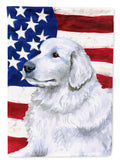 Maremma Sheepdog Patriotic Garden Flag Mailbox Decorative Yard Banner Outside Patio Artwork for Flower Beds, Garden Size, Multicolor