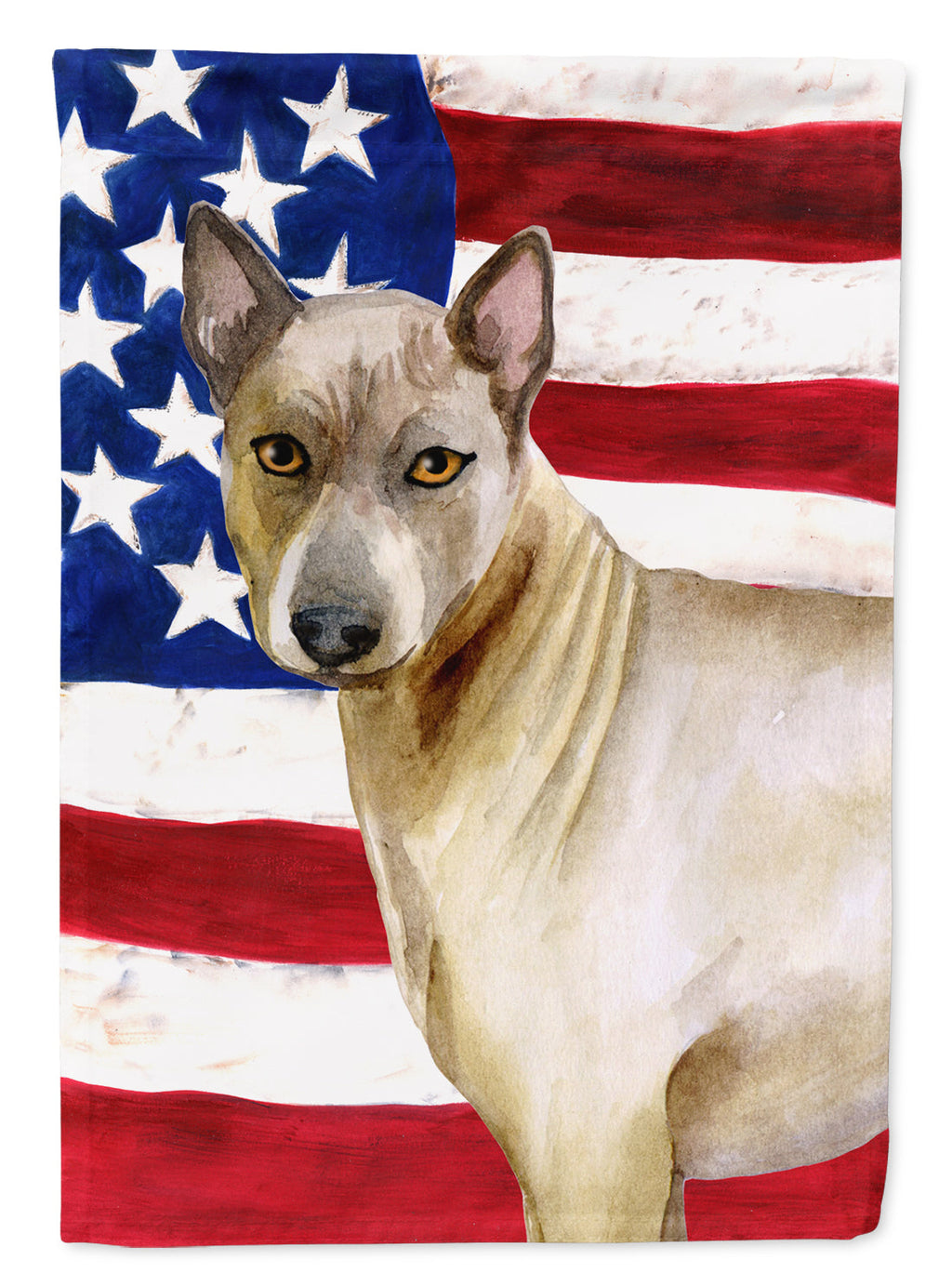 Thai Ridgeback Patriotic Garden Flag Mailbox Decorative Yard Banner Outside Patio Artwork for Flower Beds, Garden Size, Multicolor