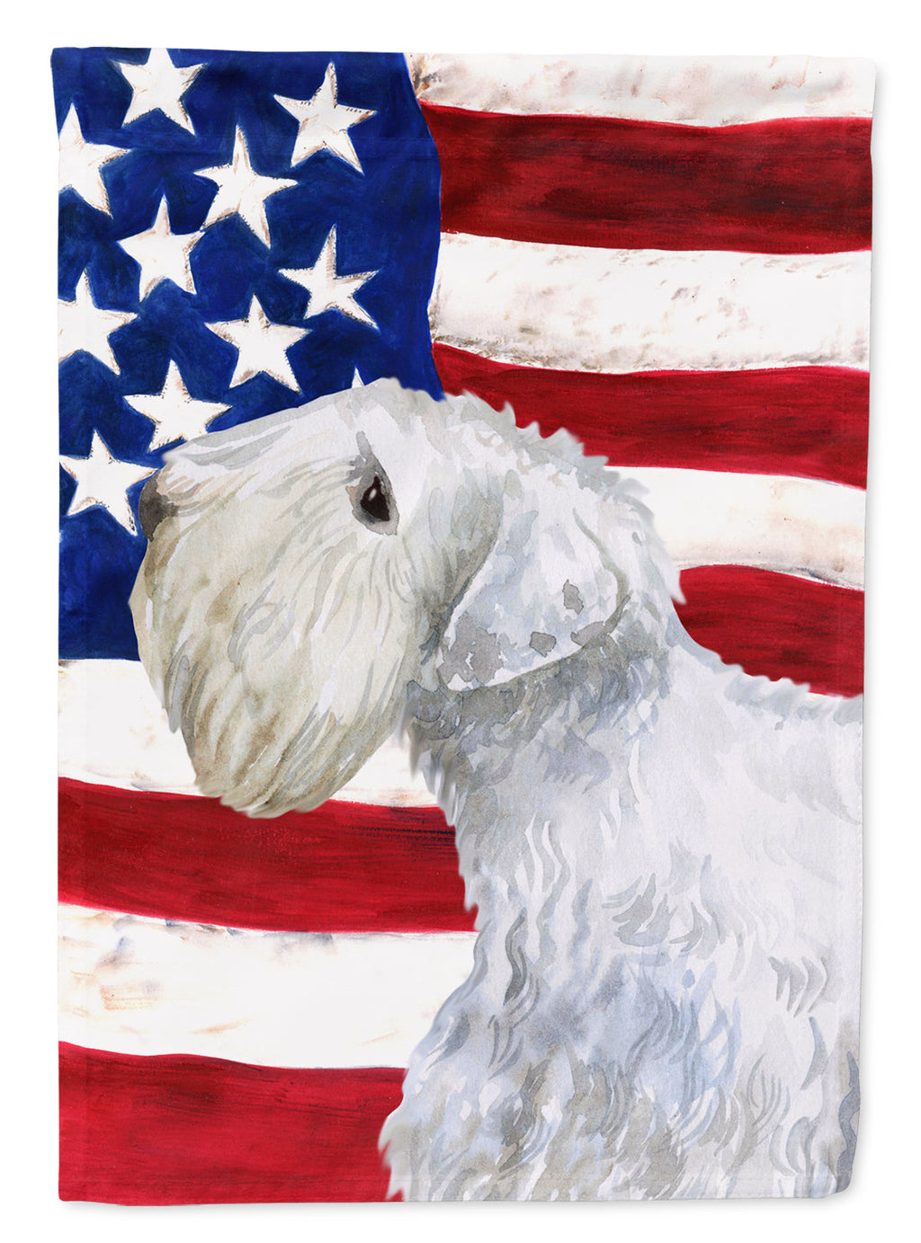 Sealyham Terrier Patriotic Garden Flag Mailbox Decorative Yard Banner Outside Patio Artwork for Flower Beds, Garden Size, Multicolor
