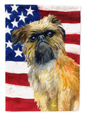 Brussels Griffon Patriotic Garden Flag Mailbox Decorative Yard Banner Outside Patio Artwork for Flower Beds, Garden Size, Multicolor