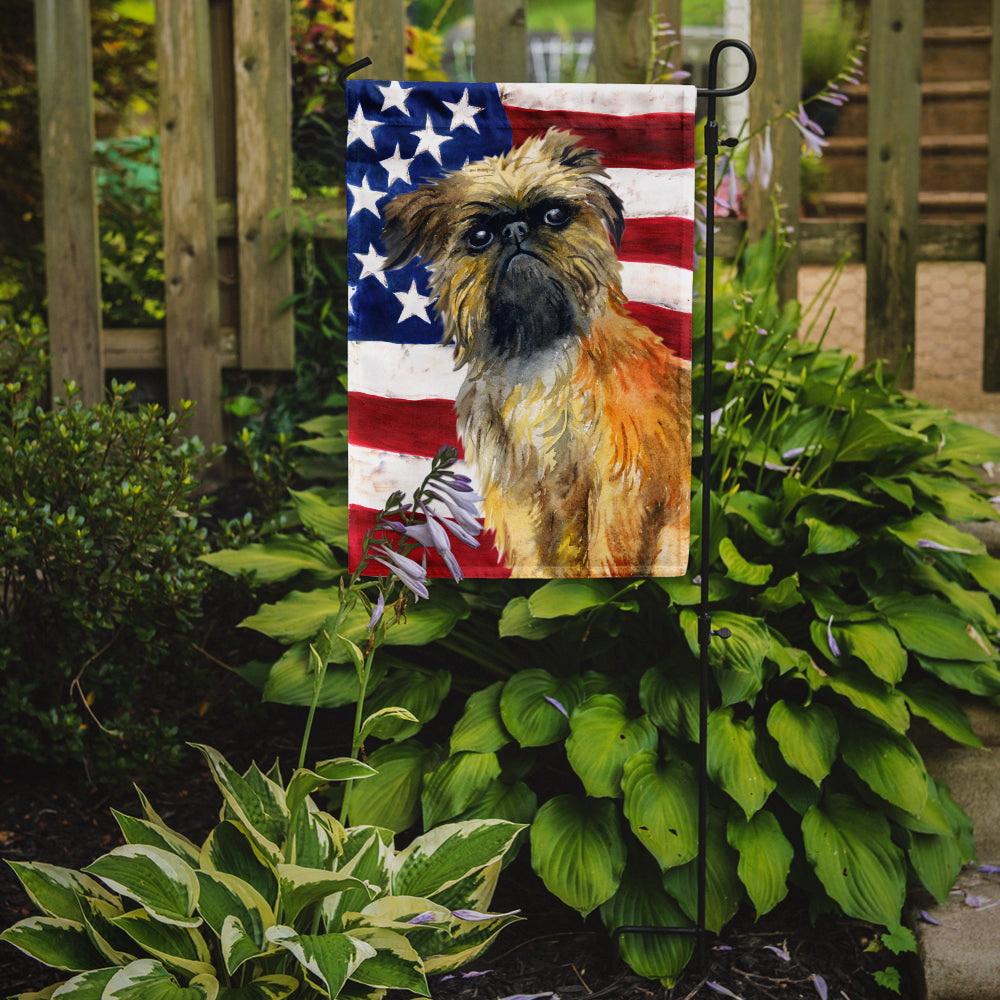 Brussels Griffon Patriotic Garden Flag Mailbox Decorative Yard Banner Outside Patio Artwork for Flower Beds, Garden Size, Multicolor