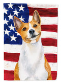 Basenji Patriotic Garden Flag Mailbox Decorative Yard Banner Outside Patio Artwork for Flower Beds, Garden Size, Multicolor