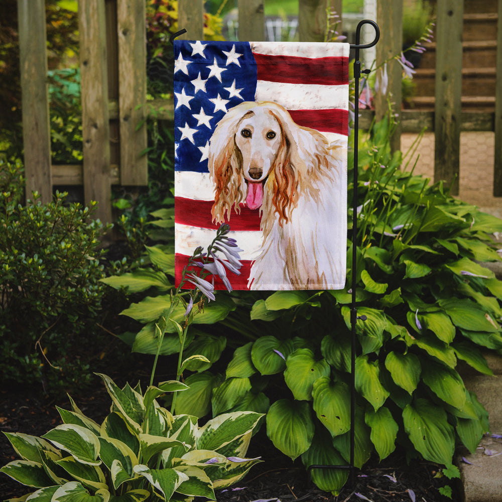 Afghan Hound Patriotic Garden Flag Mailbox Decorative Yard Banner Outside Patio Artwork for Flower Beds, Garden Size, Multicolor