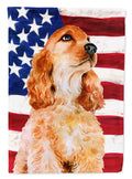 Cocker Spaniel Patriotic Garden Flag Mailbox Decorative Yard Banner Outside Patio Artwork for Flower Beds, Garden Size, Multicolor