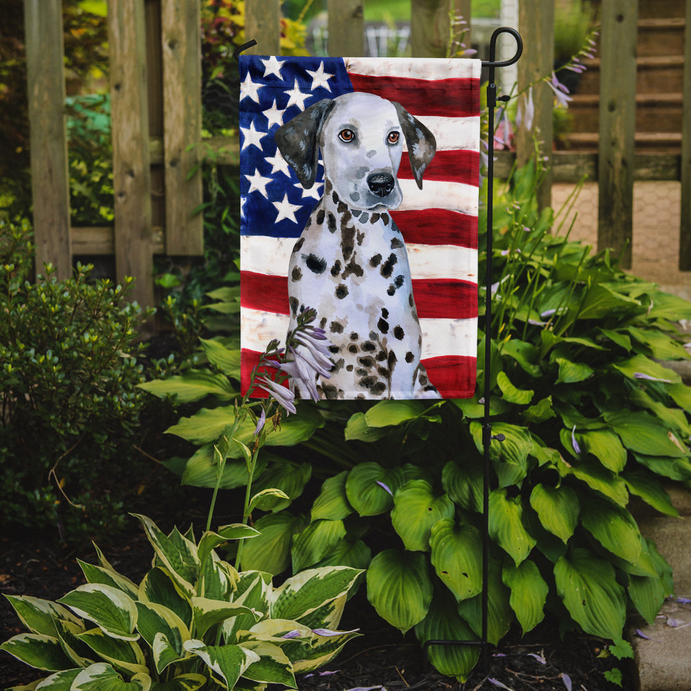 Dalmatian Puppy Patriotic Garden Flag Mailbox Decorative Yard Banner Outside Patio Artwork for Flower Beds, Garden Size, Multicolor