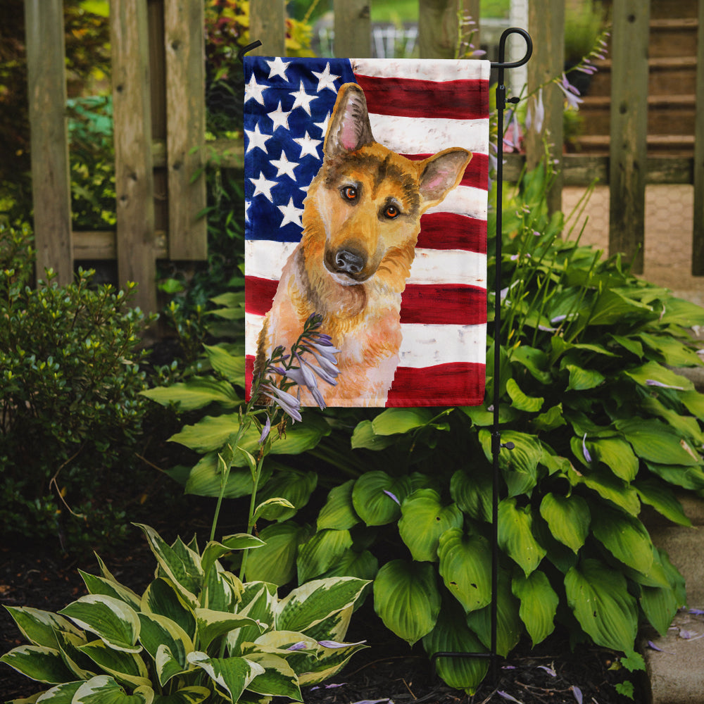 German Shepherd #2 Patriotic Garden Flag Mailbox Decorative Yard Banner Outside Patio Artwork for Flower Beds, Garden Size, Multicolor