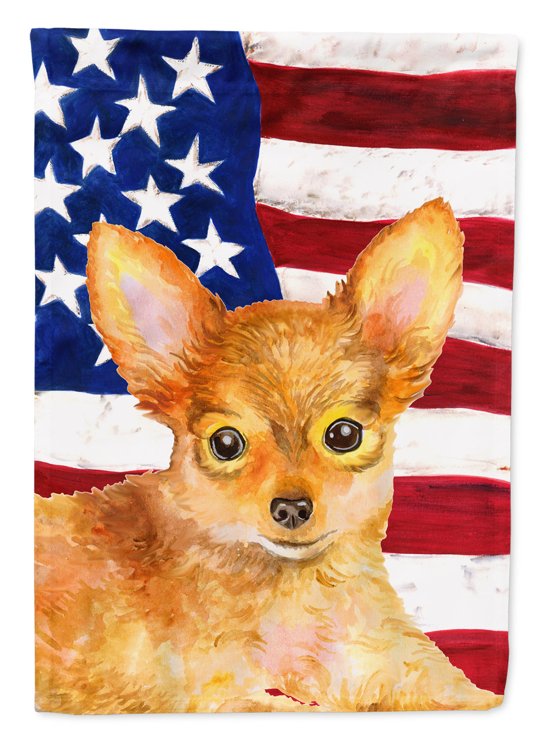 Toy Terrier Patriotic Garden Flag Mailbox Decorative Yard Banner Outside Patio Artwork for Flower Beds, Garden Size, Multicolor