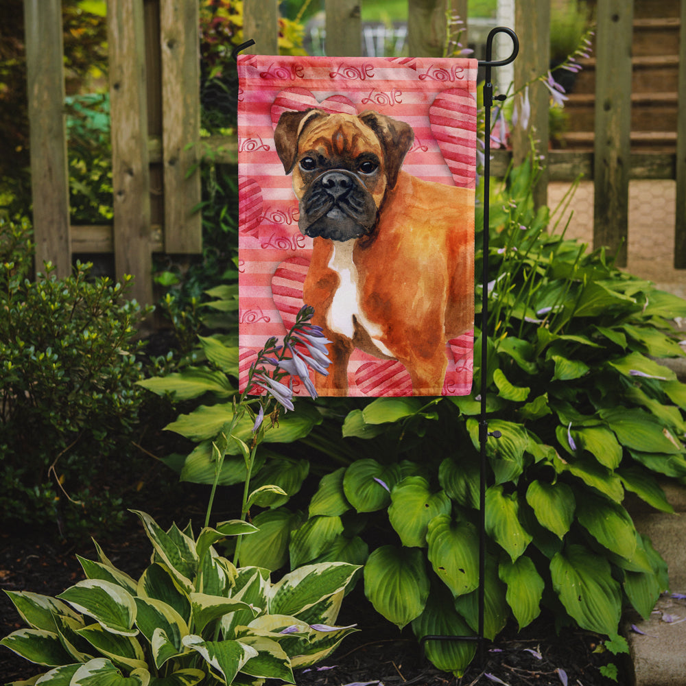 German Boxer Love Garden Flag Mailbox Decorative Yard Banner Outside Patio Artwork for Flower Beds, Garden Size, Multicolor