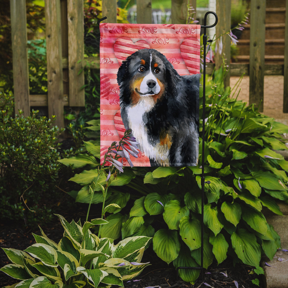 Bernese Mountain Dog Love Garden Flag Mailbox Decorative Yard Banner Outside Patio Artwork for Flower Beds, Garden Size, Multicolor