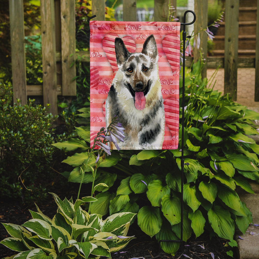 East-European Shepherd Love Garden Flag Mailbox Decorative Yard Banner Outside Patio Artwork for Flower Beds, Garden Size, Multicolor