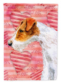 Fox Terrier Love Garden Flag Mailbox Decorative Yard Banner Outside Patio Artwork for Flower Beds, Garden Size, Multicolor