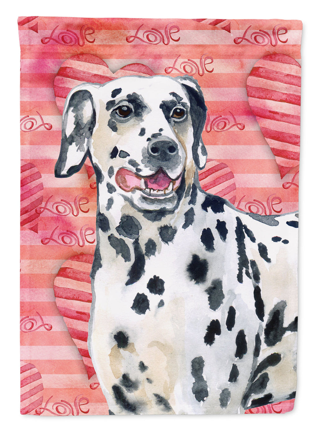 Dalmatian Love Garden Flag Mailbox Decorative Yard Banner Outside Patio Artwork for Flower Beds, Garden Size, Multicolor