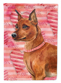 Miniature Pinscher Love Garden Flag Mailbox Decorative Yard Banner Outside Patio Artwork for Flower Beds, Garden Size, Multicolor