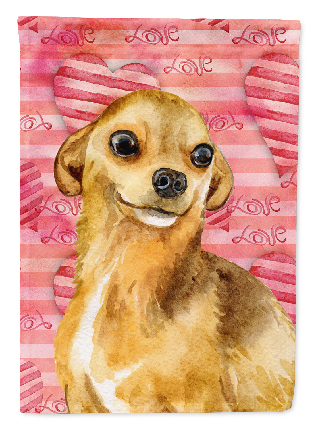 Chihuahua Love Garden Flag Mailbox Decorative Yard Banner Outside Patio Artwork for Flower Beds, Garden Size, Multicolor