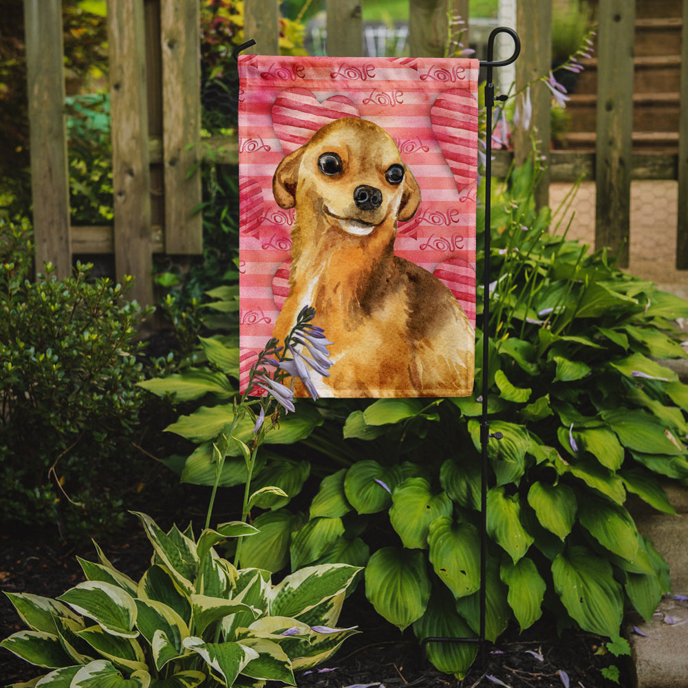 Chihuahua Love Garden Flag Mailbox Decorative Yard Banner Outside Patio Artwork for Flower Beds, Garden Size, Multicolor