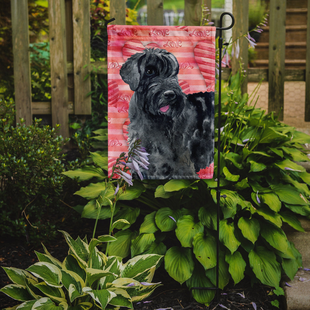 Giant Schnauzer Love Garden Flag Mailbox Decorative Yard Banner Outside Patio Artwork for Flower Beds, Garden Size, Multicolor