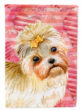 Morkie Love Garden Flag Mailbox Decorative Yard Banner Outside Patio Artwork for Flower Beds, Garden Size, Multicolor