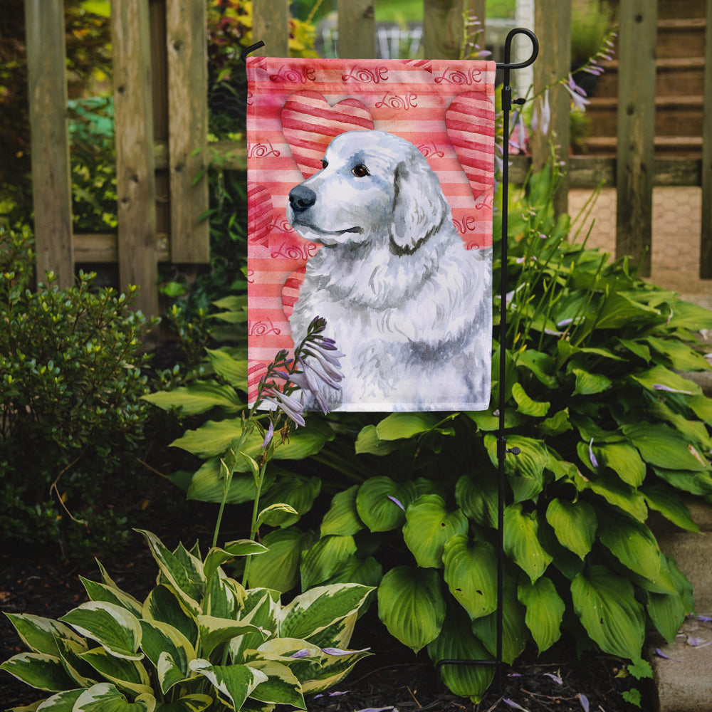 Maremma Sheepdog Love Garden Flag Mailbox Decorative Yard Banner Outside Patio Artwork for Flower Beds, Garden Size, Multicolor